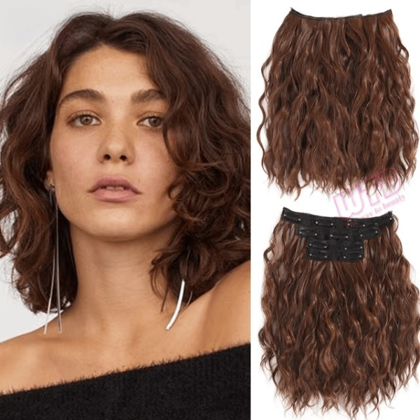 12" Wavy Curly Clip-ins (4pcs) My Store