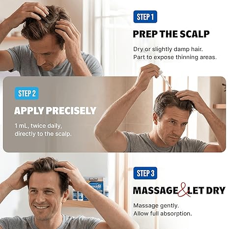 Kirkland Minoxidil 5% Extra Strength – 6 Month Hair Regrowth Supply for Men