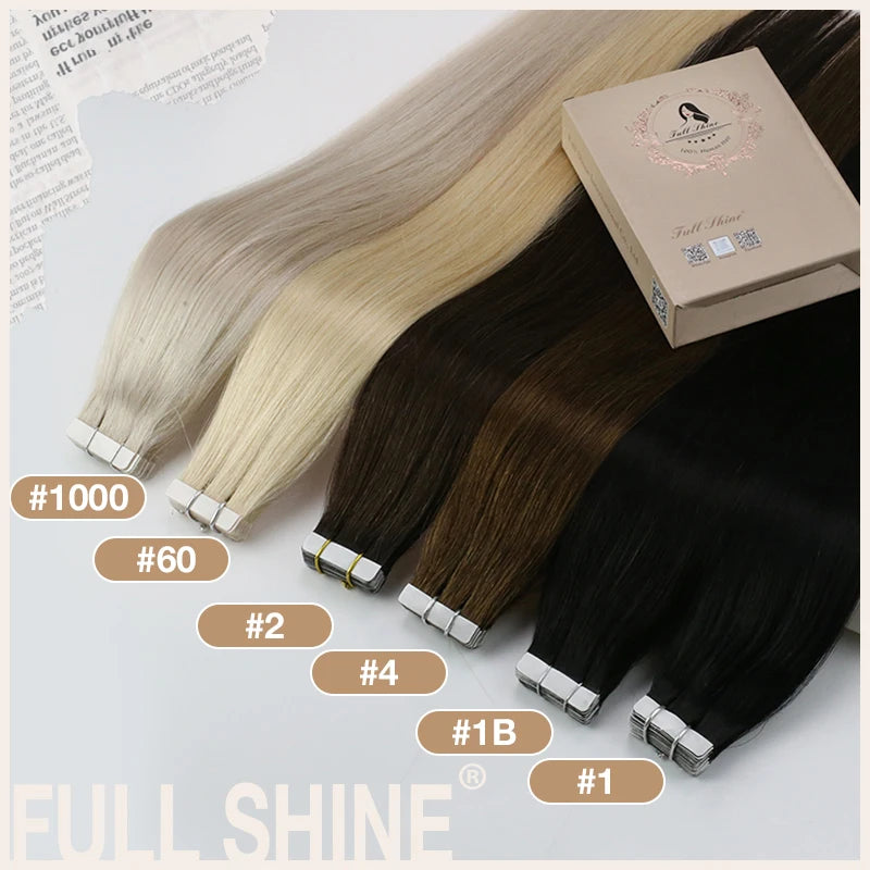 22"-24" Blonde Silky Tape-In 100% Remy Human Hair My Store