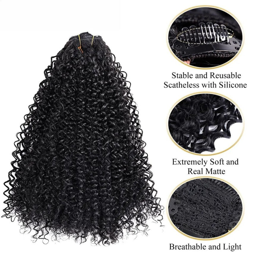 Curly Organic Clip-ins (7pcs) My Store