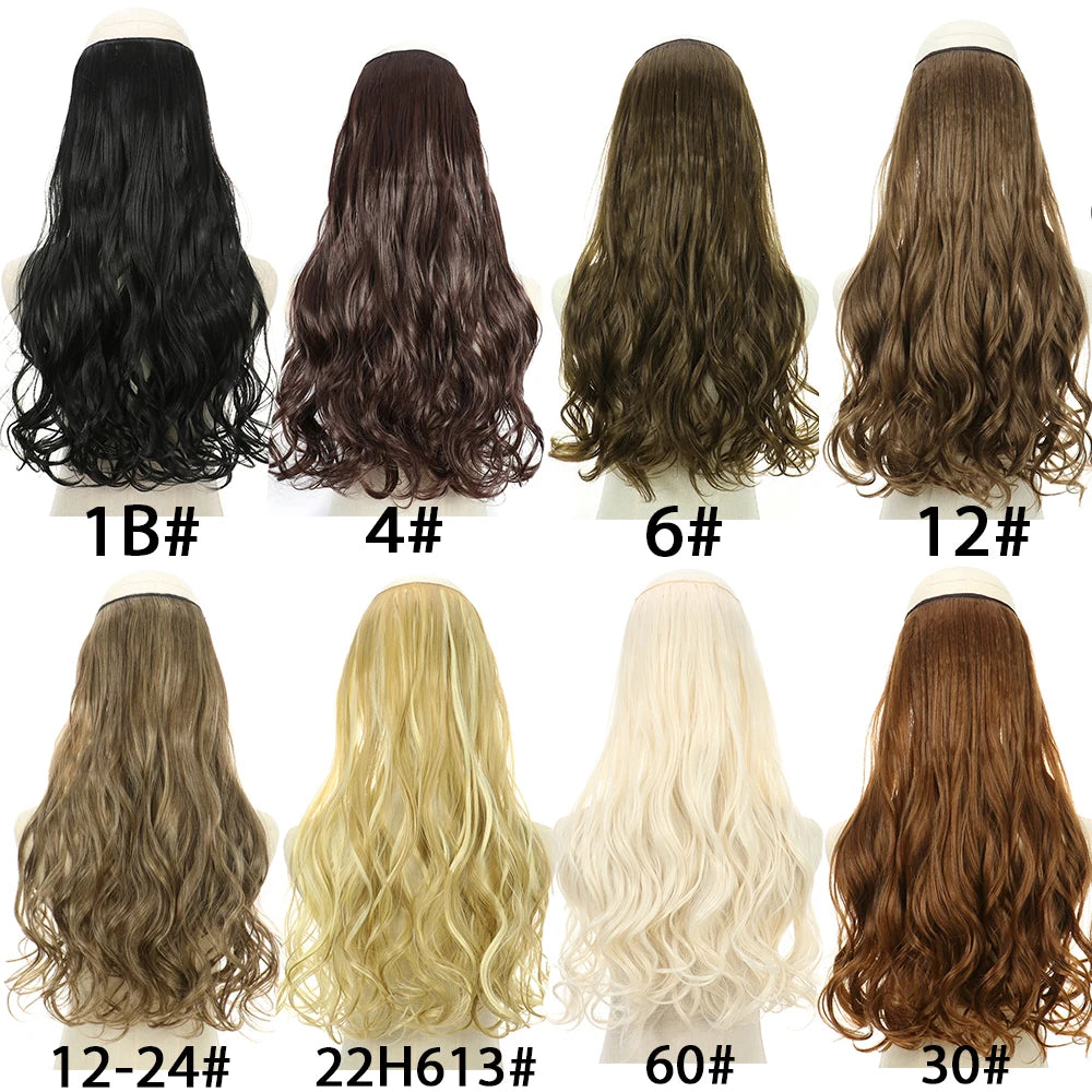 Golden Wavy 5-Clip Hair Extensions My Store