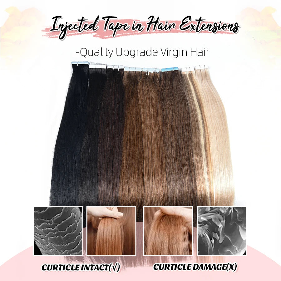 12"-24" Virgin Remy PU Tape-ins My Store