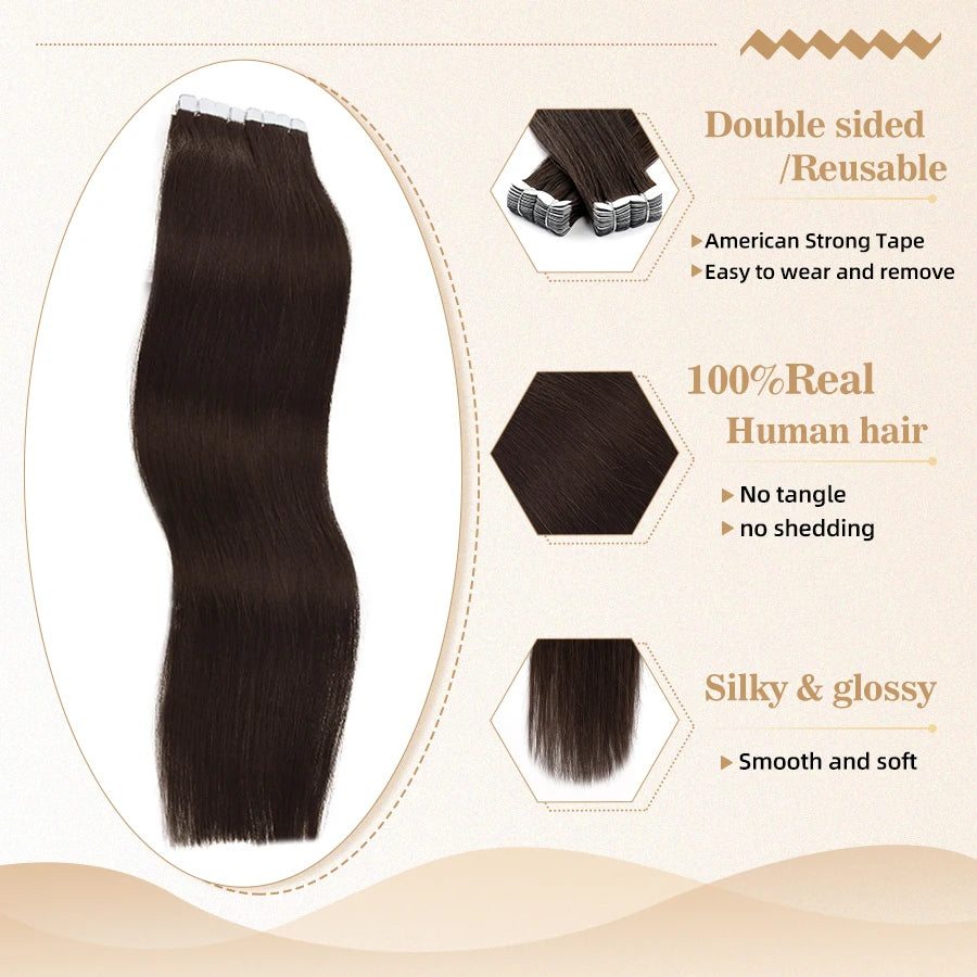 Brazilian Straight Tape-ins (12", 16", 20") My Store