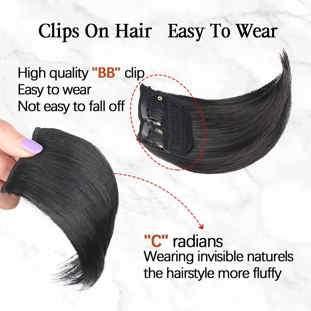 Clip-In Human Hair Volume Booster – 10-30cm Invisible Pad My Store