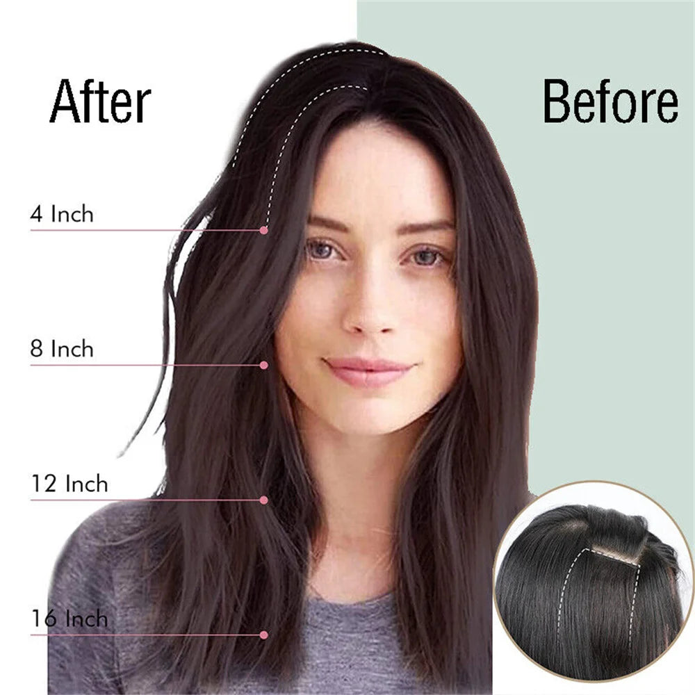 Clip-In Human Hair Volume Booster – 10-30cm Invisible Pad My Store