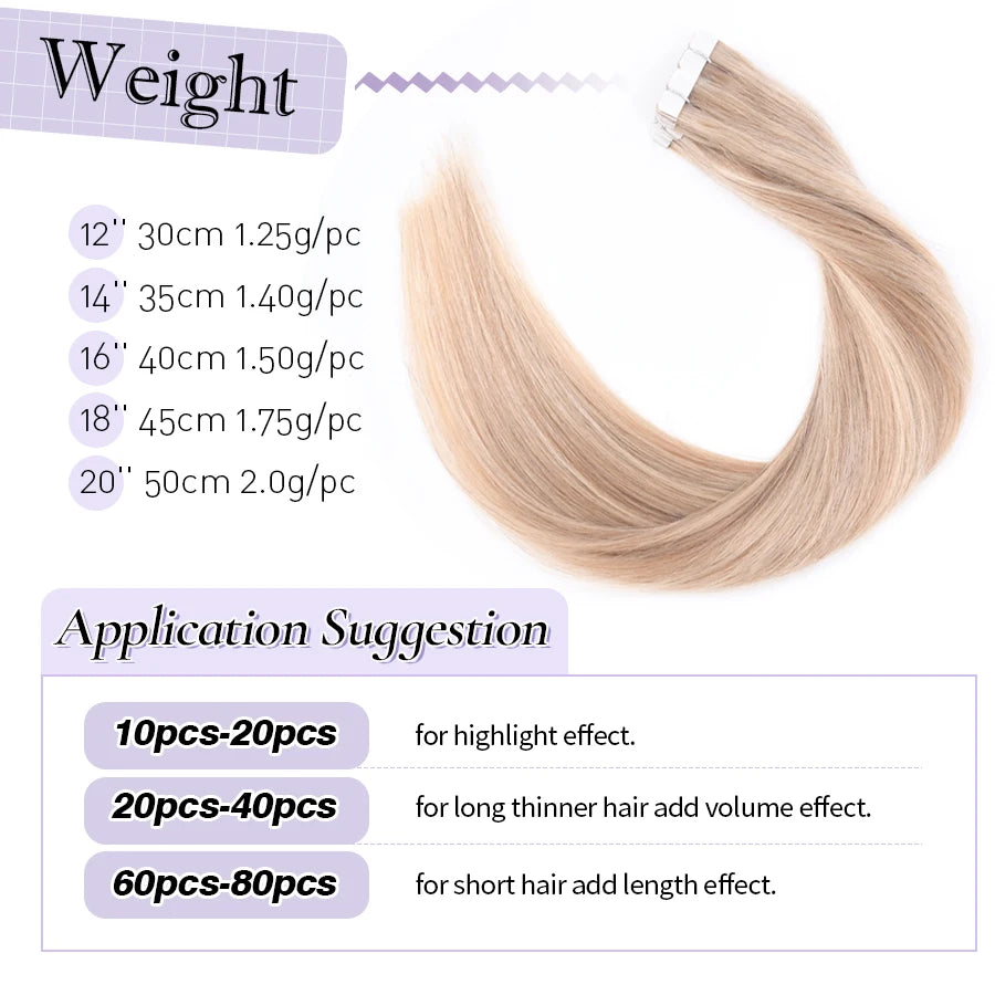 Balayage Natural Mini Tape-ins My Store