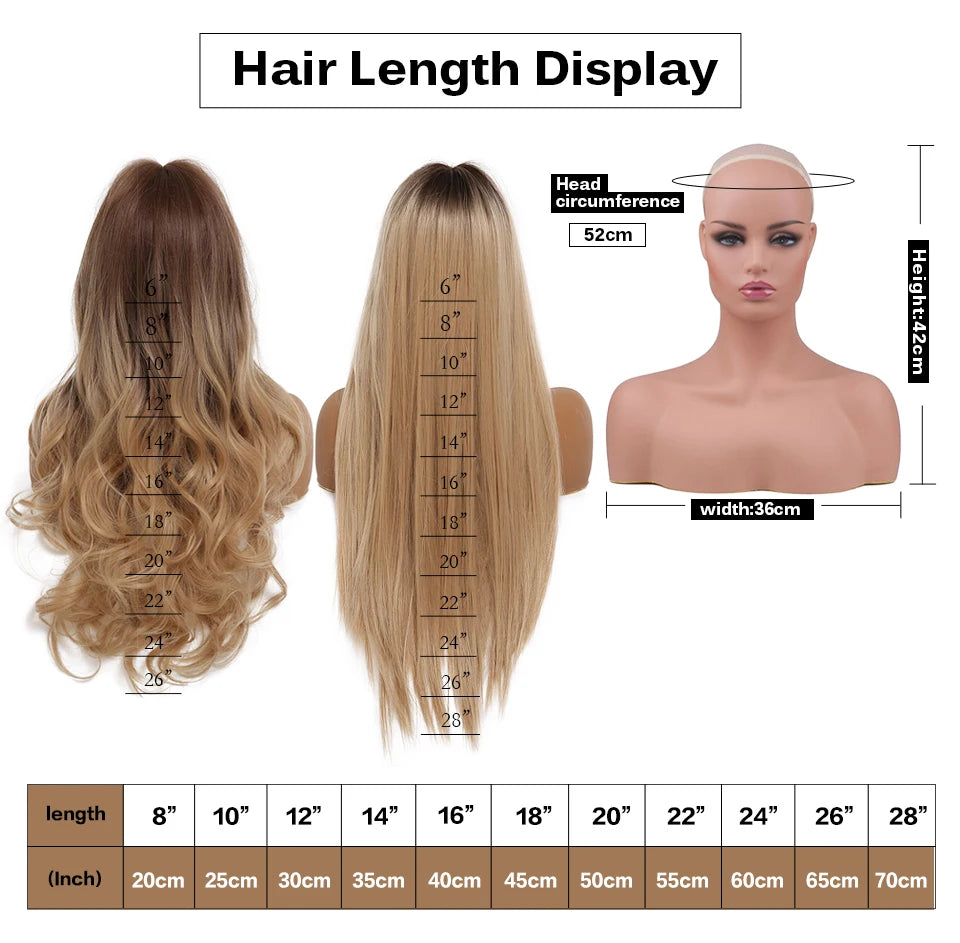 Ombre Blonde Wavy Wig with Bangs My Store