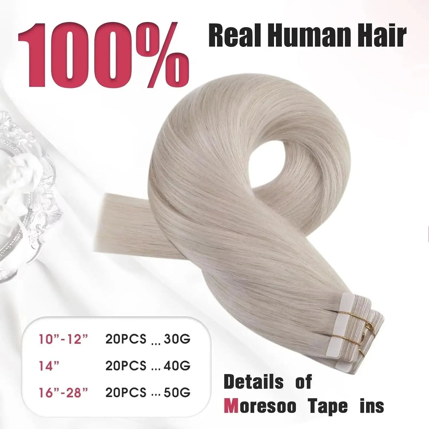 Invisible Seamless Balayage Tape-In Extensions (20"-24") My Store