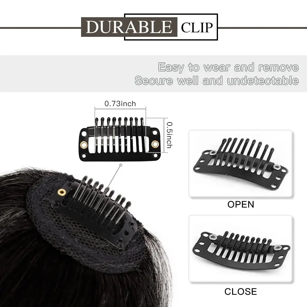 Invisible Clip-In Air Bangs Extension Hairova