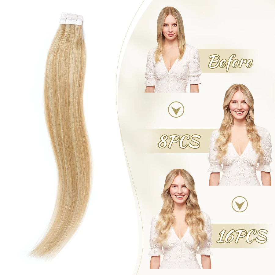 Balayage Blonde Mini Tape-ins (8/16pcs) My Store